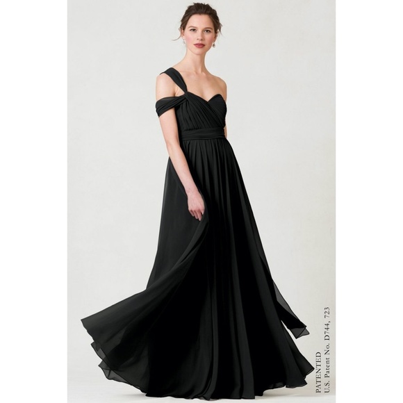 Jenny Yoo Mira Convertible Chiffon Gown - Picture 7 of 9